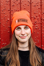 Load image into Gallery viewer, The Independent - Cuffed Beanie, classic logo
